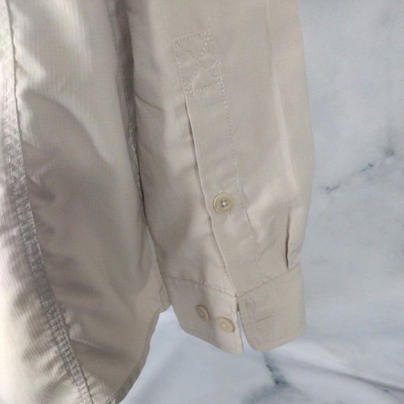 Duluth Trading Co Long Sleeve Fishing Shirt Mens Large 100% Nylon - Picture 9 of 10